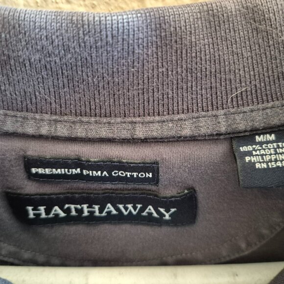Hathaway Polo Shirt in Grey - Picture 4 of 5
